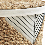 Плетеная корзина для белья Juste Wicker Basket варинант исполнения - 4 | Loft Concept в Костроме