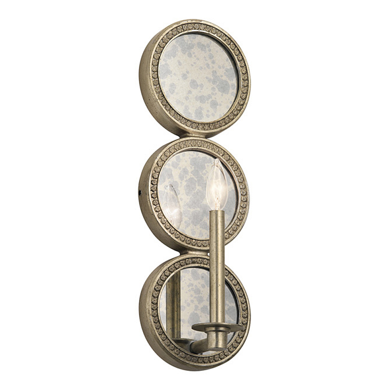 Бра в виде трех круглых зеркал Kichler Серебряный в Костроме | Loft Concept 