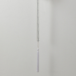 Бра с белым текстильным абажуром и хрустальными подвесками с декоративной кисточкой Lustre Reverie варинант исполнения - 5 | Loft Concept в Костроме