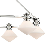 Люстра с ромбовидными плафонами Pointed Diamond Shade варинант исполнения - 1 | Loft Concept в Костроме