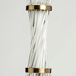 Подвесной светильник с цилиндрическим плафоном из прозрачных стеклянных трубок Nembus варинант исполнения - 7 | Loft Concept в Костроме