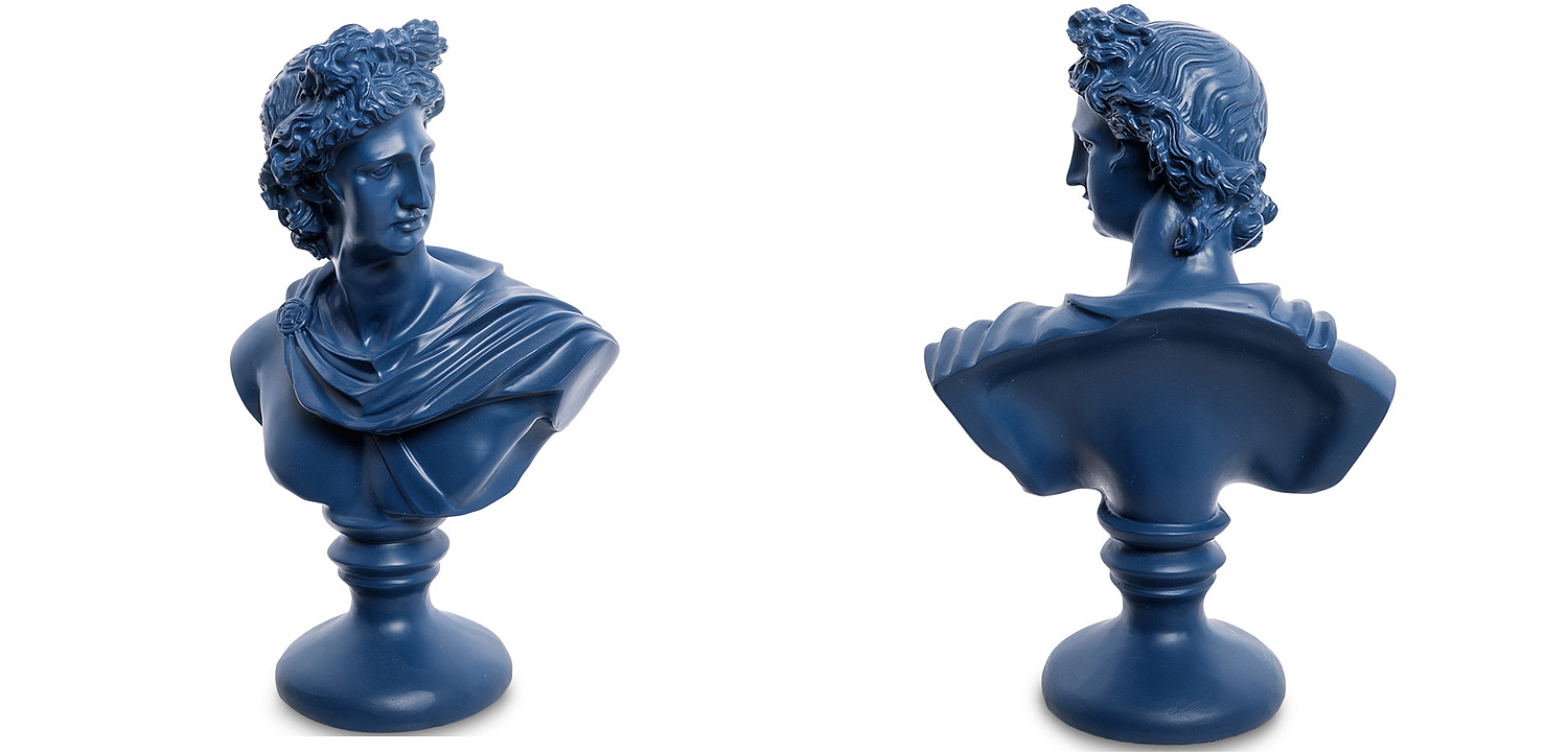 Статуэтка Bust David blue Статуэтка Bust David blue - Loft-Concept в Костроме