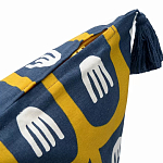 Чехол на подушку с двусторонним принтом и кисточками Ophelia Grove варинант исполнения - 3 | Loft Concept в Костроме