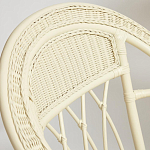 Комплект уличной мебели из ротанга Clara белый варинант исполнения - 3 | Loft Concept в Костроме