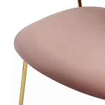 Стул Singer Chair без подлокотников Розовый Велюр варинант исполнения - 6 | Loft Concept в Костроме