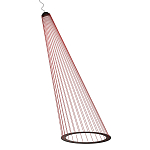 Подвесной светильник из металла Rays of Light варинант исполнения - 1 | Loft Concept в Костроме