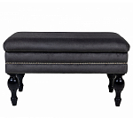 Мягкая банкетка с зоной для хранения Casket Dark Grey варинант исполнения - 1 | Loft Concept в Костроме