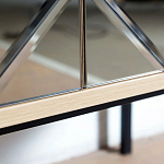 Шкаф с 2-мя зеркальными дверцами Serena Mirror Cabinet варинант исполнения - 5 | Loft Concept в Костроме