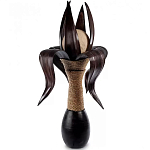 Настольная лампа черная INDONESIAN LAMPS 1 варинант исполнения - 1 | Loft Concept в Костроме