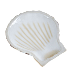 Фигурка из фарфора в виде ракушки морского гребешка Marine Tridacna варинант исполнения - 2 | Loft Concept в Костроме