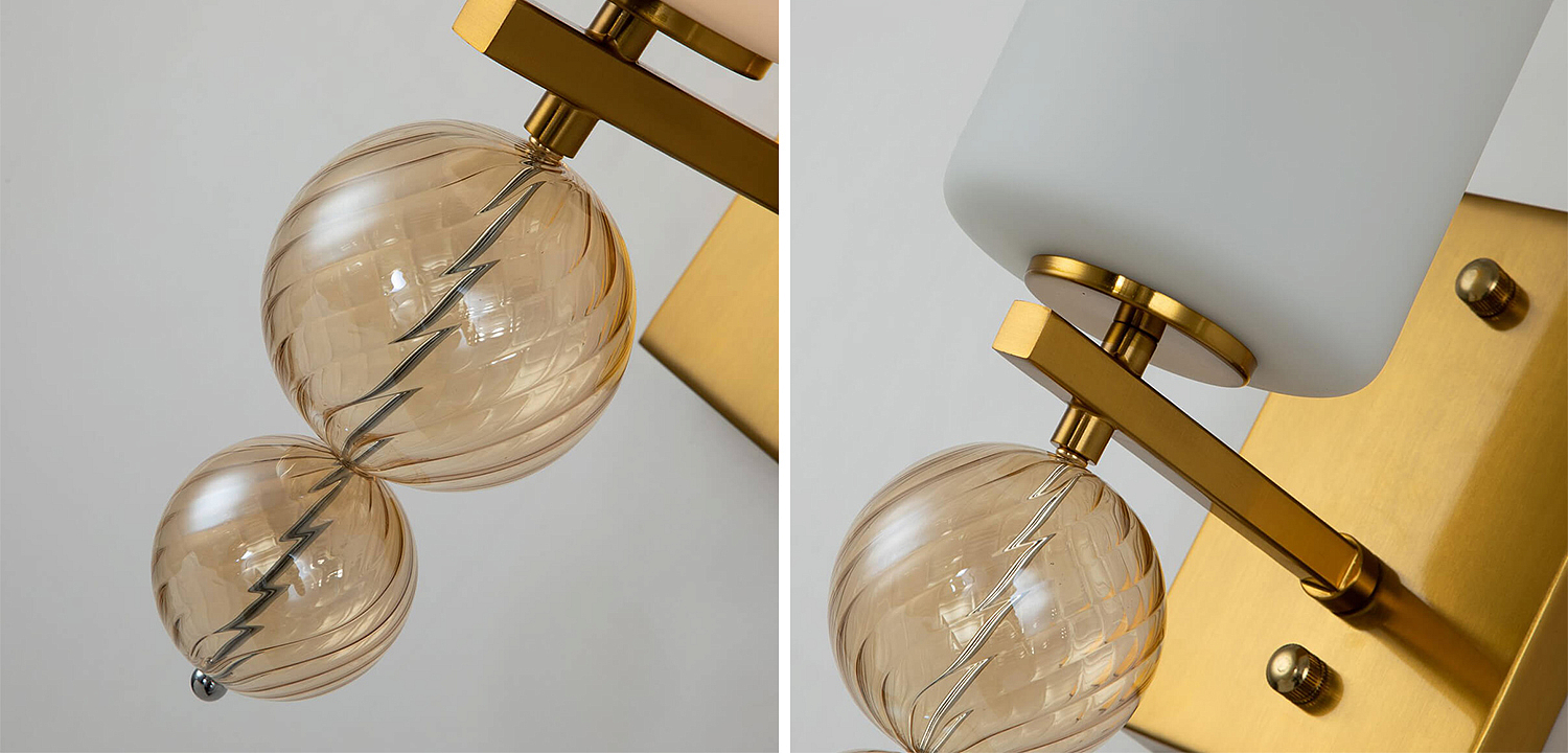 Бра Blown Glass Balloons Wall Lamp Бра Blown Glass Balloons Wall Lamp - Loft-Concept в Костроме