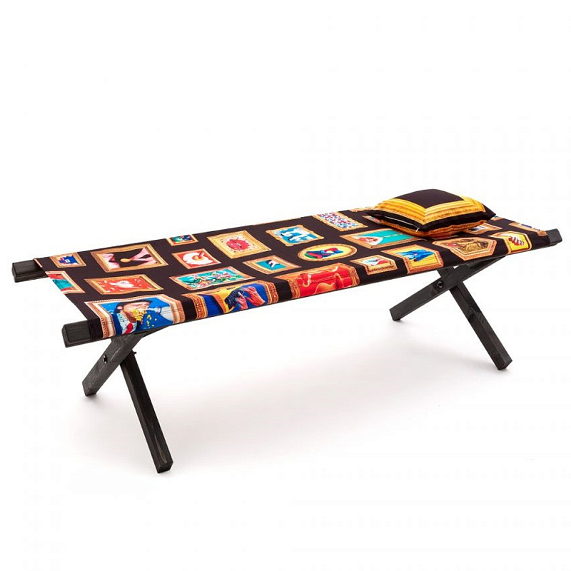 Шезлонг Seletti Poolbed Frames Черный Мульти Шезлонг Seletti Poolbed Frames Черный Мульти в Костроме | Loft Concept