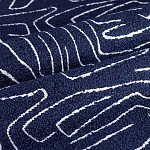 Мебельная ткань Букле синий цвет 140 см T3-8 варинант исполнения - 1 | Loft Concept в Костроме