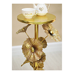 Столик приставной из металла с основанием в виде цветочной композиции Flower Arrangement Table варинант исполнения - 6 | Loft Concept в Костроме