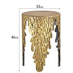 Столик дизайнерский Copper streaks варинант исполнения - 5 | Loft Concept в Костроме