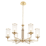 Люстра с 6-ю цилиндрическими стеклянными плафонами Jeanette варинант исполнения - 3 | Loft Concept в Костроме