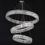 Хрустальная Люстра Элизабет из трех колец Хром  варинант исполнения - 1 | Loft Concept в Костроме