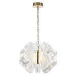 Люстра с крупными рельефным декором в виде лепестков 60 см Ethereal Bloom варинант исполнения - 3 | Loft Concept в Костроме