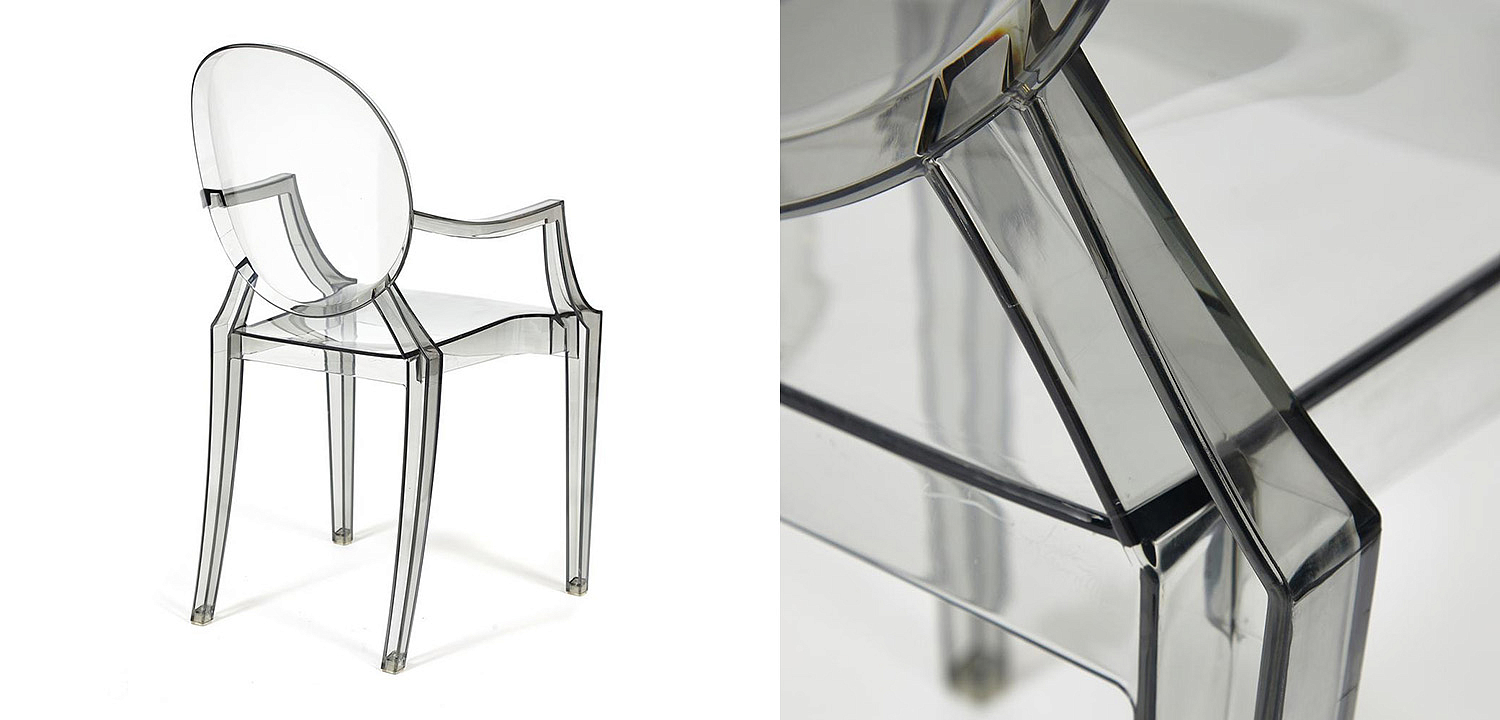 Стул Transparent Chair серый Стул Transparent Chair серый - Loft-Concept в Костроме