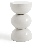 Приставной столик белого цвета Bead варинант исполнения - 1 | Loft Concept в Костроме