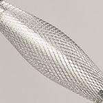 Люстра круглая каскадня с 5-ю плафонами из металлической сетки Mesh Lampshade Lighting варинант исполнения - 7 | Loft Concept в Костроме