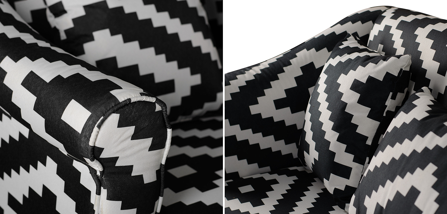 Диван KELIM Ornament black and white sofa Диван KELIM Ornament black and white sofa - Loft-Concept в Костроме