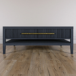 Кофейный стол Primo с двумя ящиками Черный дуб варинант исполнения - 2 | Loft Concept в Костроме