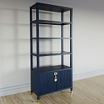 Стеллаж со стеклянными полками Elsa Dreams Blue варинант исполнения - 1 | Loft Concept в Костроме