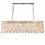 Люстра овальная с хрустальными подвесками Roul Crystal Light варинант исполнения - 4 | Loft Concept в Костроме