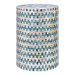 Столик с инкрустацией с перламутровым узором Rona варинант исполнения - 1 | Loft Concept в Костроме