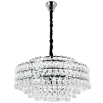 Люстра с хрустальными подвесками в виде капель Antoine Crystal Drops Chrome Chandelier 16 варинант исполнения - 2 | Loft Concept в Костроме