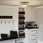 Потолочный светильник со стеклянным плафоном в виде купола Quoizel варинант исполнения - 16 | Loft Concept в Костроме