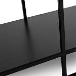 Ступенчатый стеллаж Menzie Steps Metal Rack Black варинант исполнения - 4 | Loft Concept в Костроме