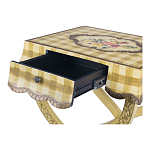 Приставной столик с ящиком в стиле ретро Vintage Rustic Tablecloth варинант исполнения - 3 | Loft Concept в Костроме