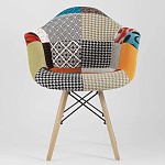 Стул с обивкой в стиле Patchwork варинант исполнения - 2 | Loft Concept в Костроме