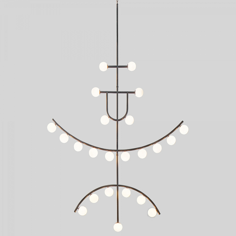 Люстра Fritz Hansen Chahdelier Черный Белый Люстра Fritz Hansen Chahdelier Черный Белый в Костроме | Loft Concept