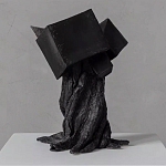 Скульптура «Окаменелый рост», Черный объект варинант исполнения - 1 | Loft Concept в Костроме