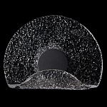 Бра из текстурированного прозрачного стекла с изогнутым краем Textured Glass  варинант исполнения - 7 | Loft Concept в Костроме