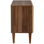 Тумба прикроватная бежевая из массива бука с 2-мя ящиками Wenge Light варинант исполнения - 3 | Loft Concept в Костроме