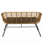 Кушетка плетеная из ротанга Wicker Сouch варинант исполнения - 2 | Loft Concept в Костроме