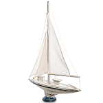 Деревянная статуэтка в виде парусника Sailboat Statuette варинант исполнения - 2 | Loft Concept в Костроме