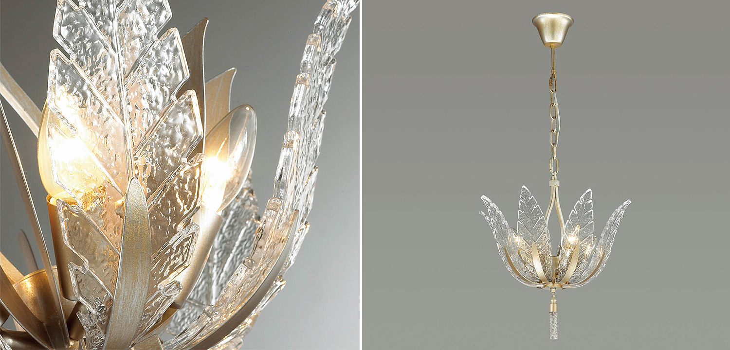 Люстра Glass Petals Chandelier 36 Люстра Glass Petals Chandelier 36 - Loft-Concept в Костроме