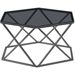 Столик кофейный Ormando Collection Dark Chrome №1