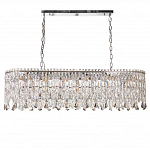 Люстра овальная с хрустальными подвесками Roul Crystal Light варинант исполнения - 6 | Loft Concept в Костроме