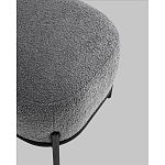 Пуф Стоун букле Fluffy темно-серый варинант исполнения - 3 | Loft Concept в Костроме