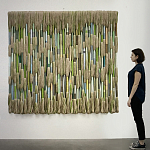 Художественный панно макраме Wall decor Voice the Forest варинант исполнения - 1 | Loft Concept в Костроме