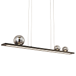 Светодиодная линейная люстра IONA Сhandelier black 103 варинант исполнения - 1 | Loft Concept в Костроме