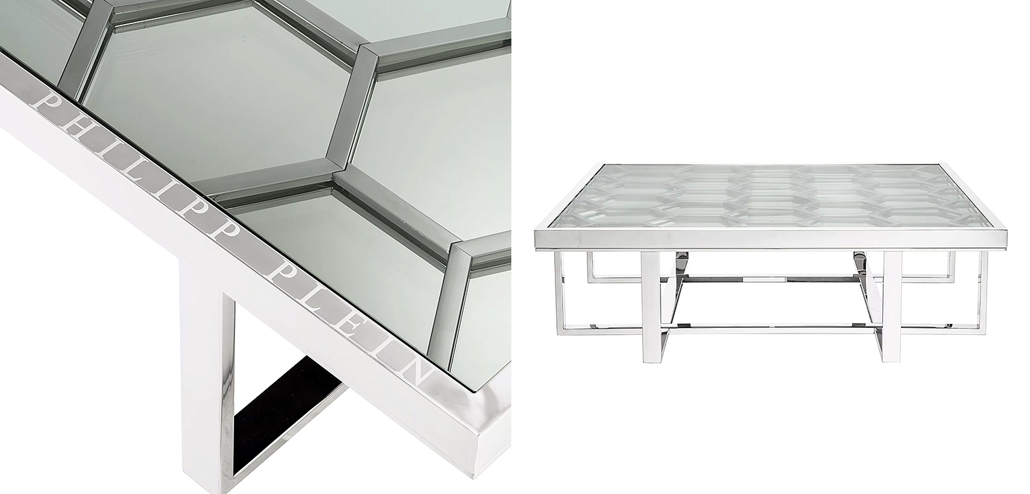 Кофейный стол Philipp Plein Coffee Table Skeleton Chrome Кофейный стол Philipp Plein Coffee Table Skeleton Chrome - Loft-Concept в Костроме