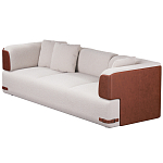 Трехместный диван Richmond с кожаной отделкой варинант исполнения - 2 | Loft Concept в Костроме