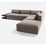 4-х местный Угловой модульный диван Zartаrn с приставным деревянным столиком варинант исполнения - 3 | Loft Concept в Костроме